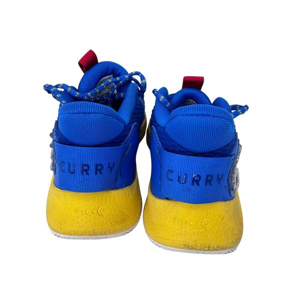 Under Armour Kids Sneakers - Blue and Yellow - Picture 3 of 14